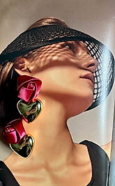 Kurdeleli Kalpler Özel Tasarım Küpe