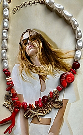 Mercan Nidası Özel Tasarım Kolye