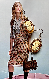 Cameo Hanım Özel Tasarım Küpe