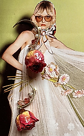 Tomurcuk Gül Özel Tasarım Küpe