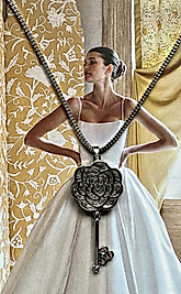 Gülün Anahtarı Özel Tasarım Kolye