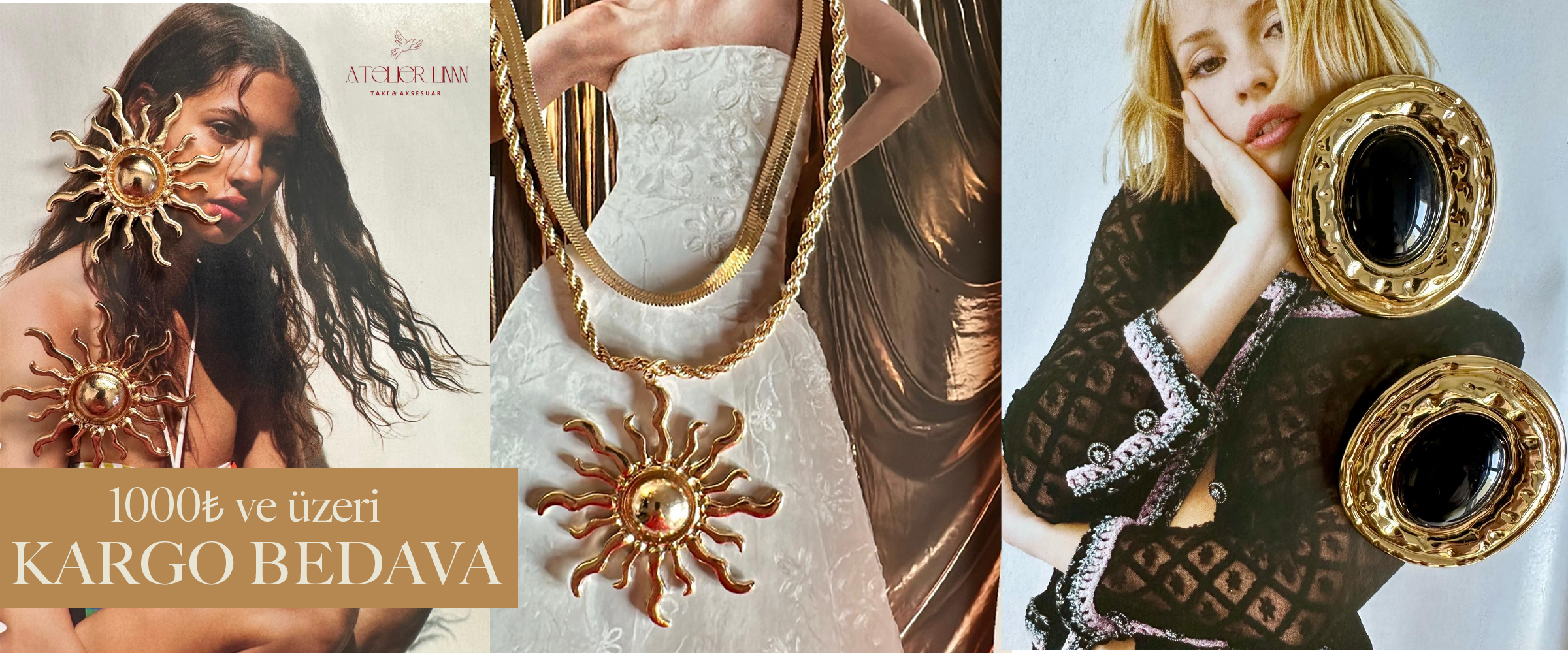 Atelier Linnn | Özel Tasarım Broş, Takım, Kolye, Küpe, Yüzük