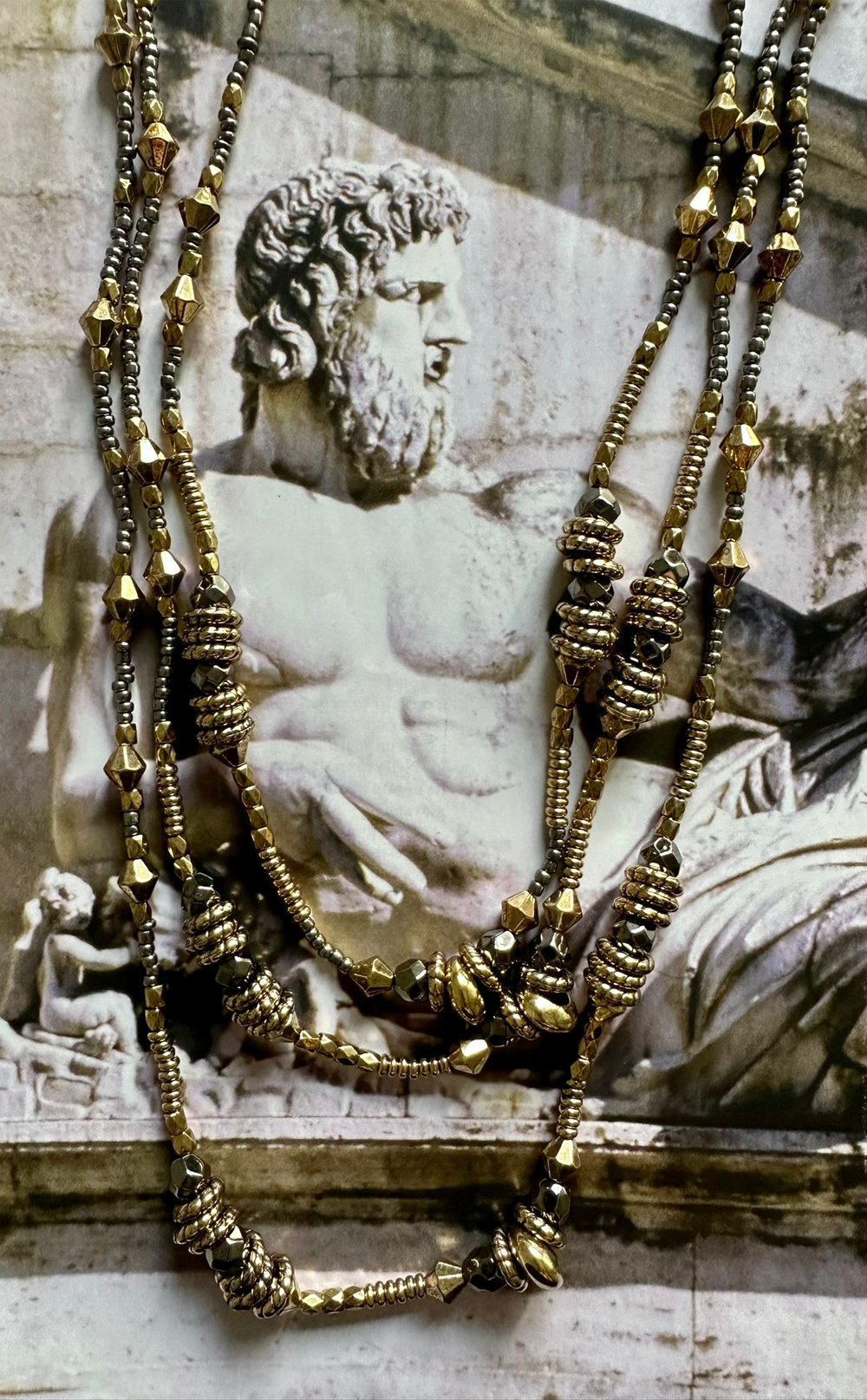 Anadolu Boncukları Özel Tasarım Kolye