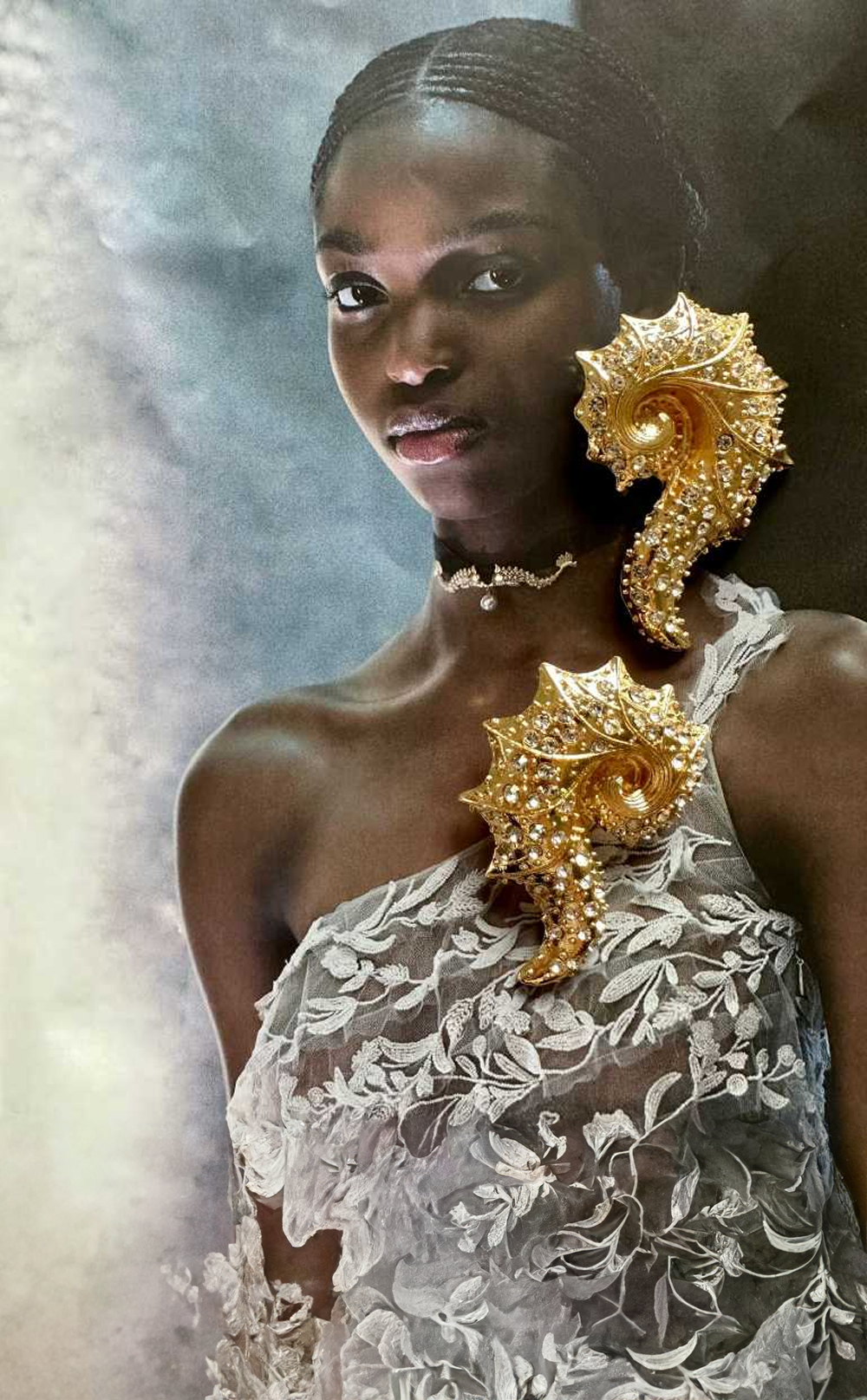 Denizin İhtişamı Özel Tasarım Küpe