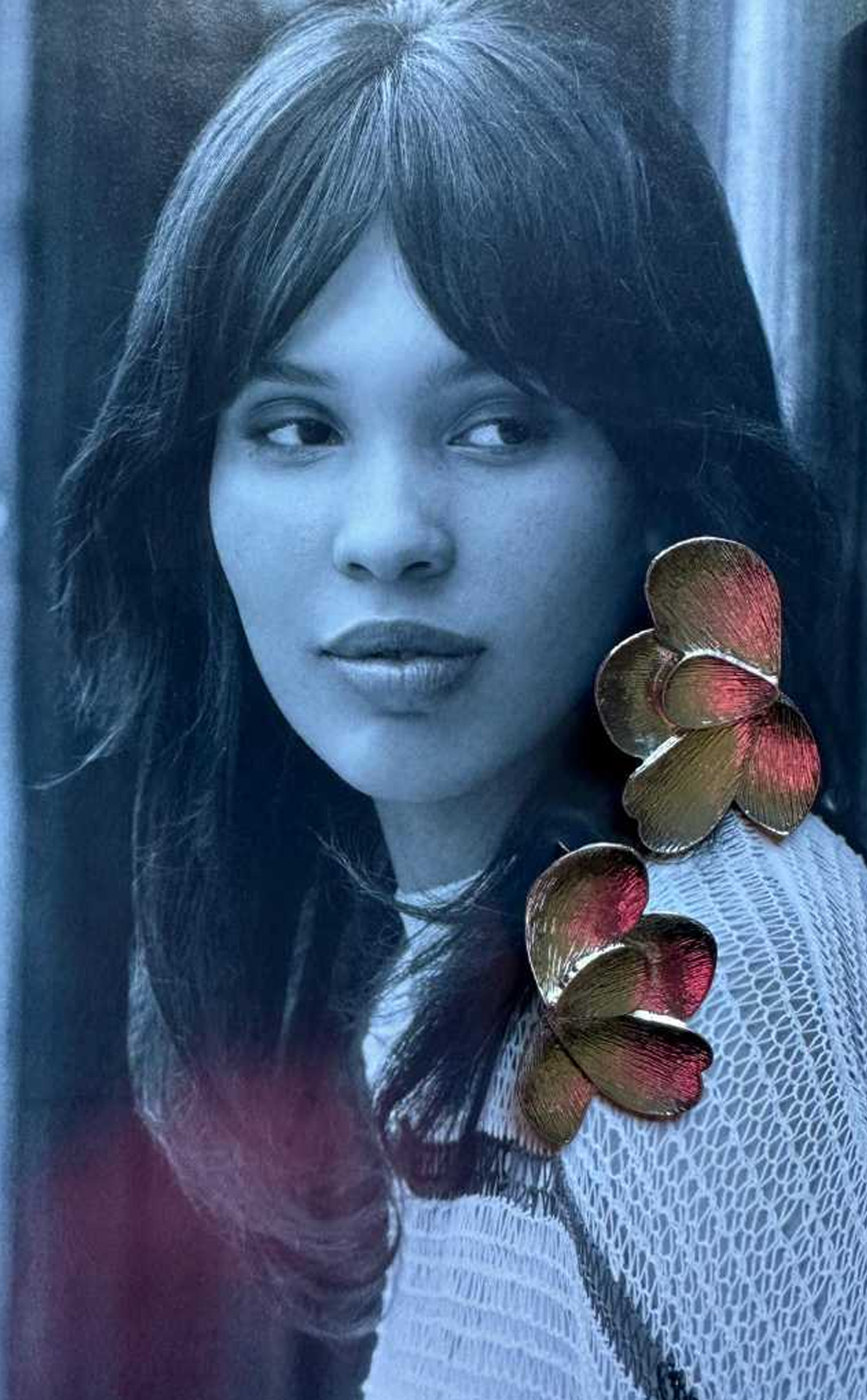 Günbatımı Çiçeği Özel Tasarım Küpe