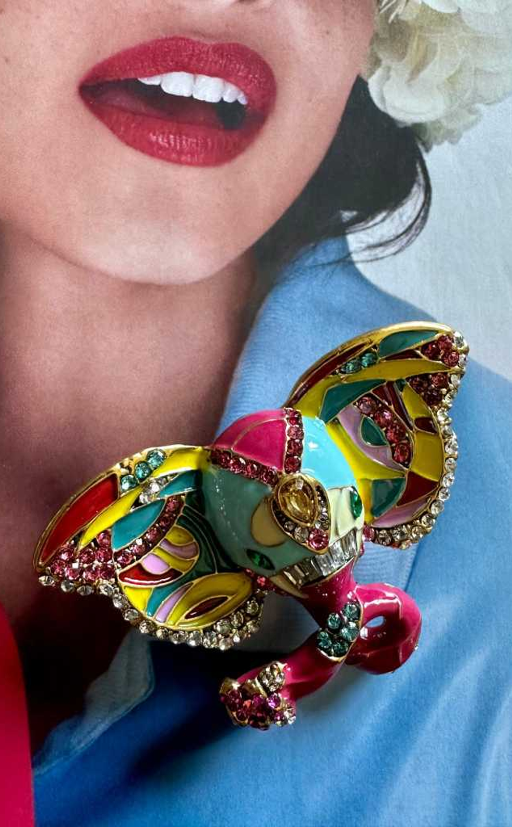 Pop Art Fil Özel Tasarım Broş